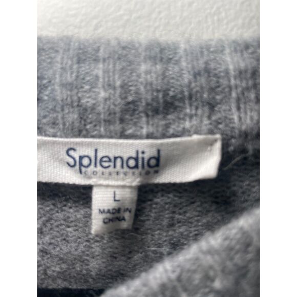 Splendid Rae Sequin Sweater Size L Soft Alpaca Wool Blend Sparkly NWT Holiday - Picture 4 of 7